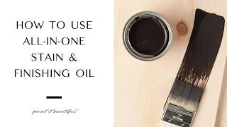 Stain & Finishing Oil (SFO) - Natural - Fixačný pigmentovaný olej 237ml - Bezfarebný