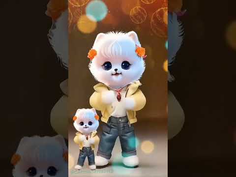 Cute baby & puppy beautiful dance #love #0498