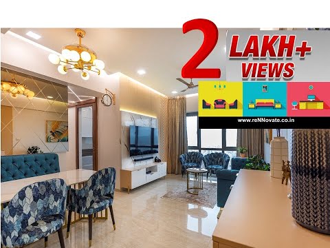 Auris Serenity, Malad 2.5 bhk | Home Interior Design| Interior Decoration by reNNovate
