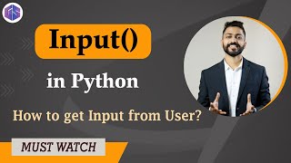 Lec-5: Input from User in Python 🐍 | Input() in Python 🐍 | Python for Beginners 💻