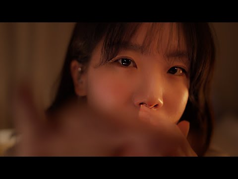 ASMR Tingly Trigger Words ✨ ( Clicky Mouth Sounds, Hand movements, Mic Brushing )