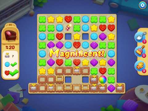 Matchington Mansion - Level 86 - Hard Level - Lucky Streak Event - FULL STORY - CaroGamesNL