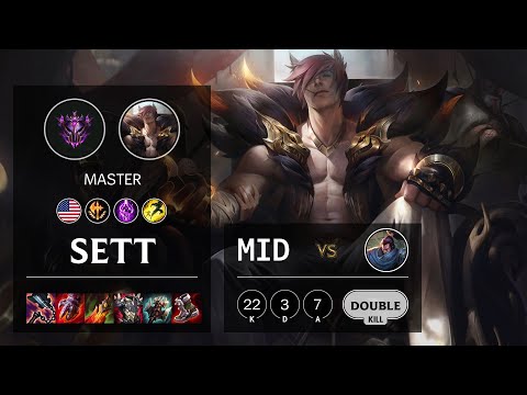 Sett Mid vs Yasuo - NA Master Patch 11.16