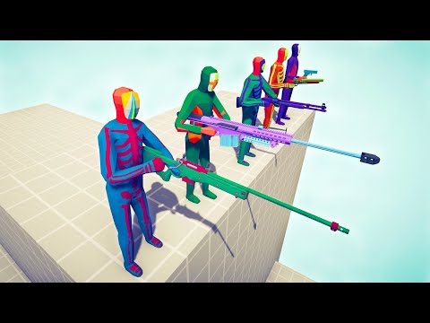 NEON ARMY SOLDIER vs 100x UNITS v2 - Totally Accurate Battle Simulator TABS
