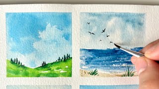 Easy Watercolor Painting Ideas to Try (Tiny & Super Relaxing) 