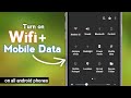 How to use wifi and mobile data at same time || How to use wifi and 4g data at same time.