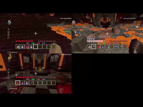 Playing battle mode on minecraft ps4 part 3