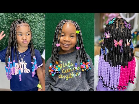 2022 Amazing Braid Hairstyles For Kids Compilation |...