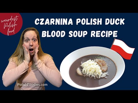Polish Duck Blood Soup Czarnina Recipe