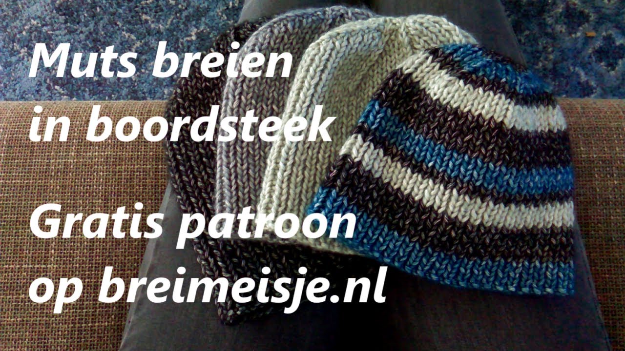 Muts breien voor beginners - verbeterde versie januari 2021