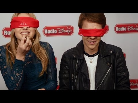 Peyton List and Jacob Bertrand Halloween Candy Challenge | Radio Disney