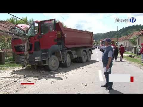 Jurnal MUSCEL TV 30.05.2022 Autocamion scăpat de sub control