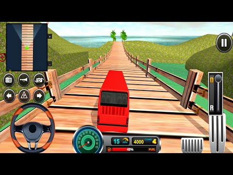 Uphill Offroad Mountain Bus Driving Simulator 3D - Android Gameplay