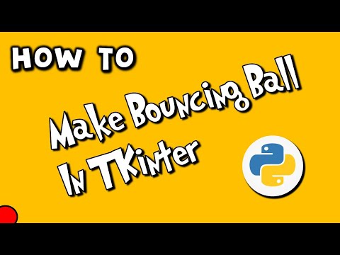  Bouncing Ball in TKinter Python 