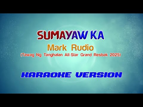 Marko Rudio - SUMAYAW KA | Karaoke Version
