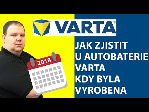 Jak zjistit u autobaterie VARTA datum výroby - bateriecepek.cz
