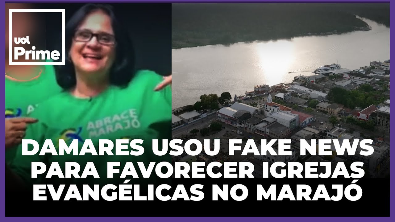 Damares Alves e Marajó: Como fake news beneficiaram igrejas evangélicas: 'Quem abraçou o Marajó?'