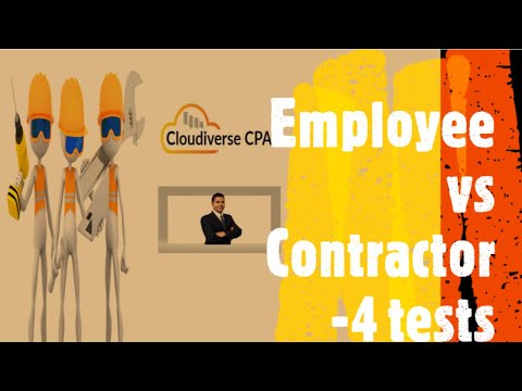 Employee vs Contractor- Four Tests