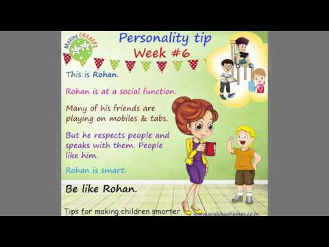 Personality Tips for Children
