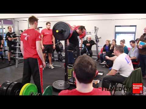 TITANIUM POWERLIFTING COMPETITION - SQUAT - CRAIG LANCASTER   120   LIFT 1