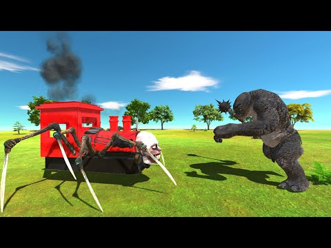 Choo Choo Charles vs Cave Troll Deluxe - Animal Revolt Battle Simulator
