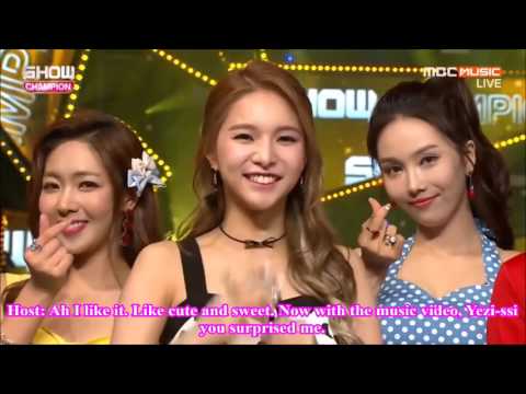 Fiestar: Show Champion Cut - " 'Apple Pie' Interview" [ENG SUB]