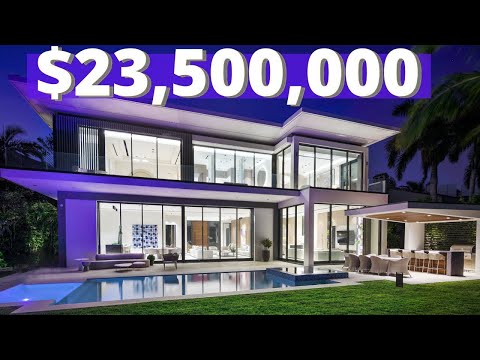 The BEST MEGA MANSION in Miami Beach, Florida?! $23.5 MILLION