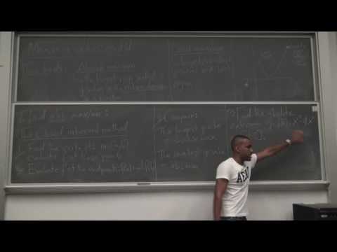 Math 205 Lecture 19 - Max and Min values cont and Derivatives and shapes of graphs