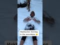 Islam training in the mountains ? (via islam_makhachev/IG)
