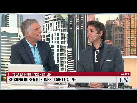 Se sumó Robertito Funes Ugarte a LN+. La bienvenida de Horacio Cabak