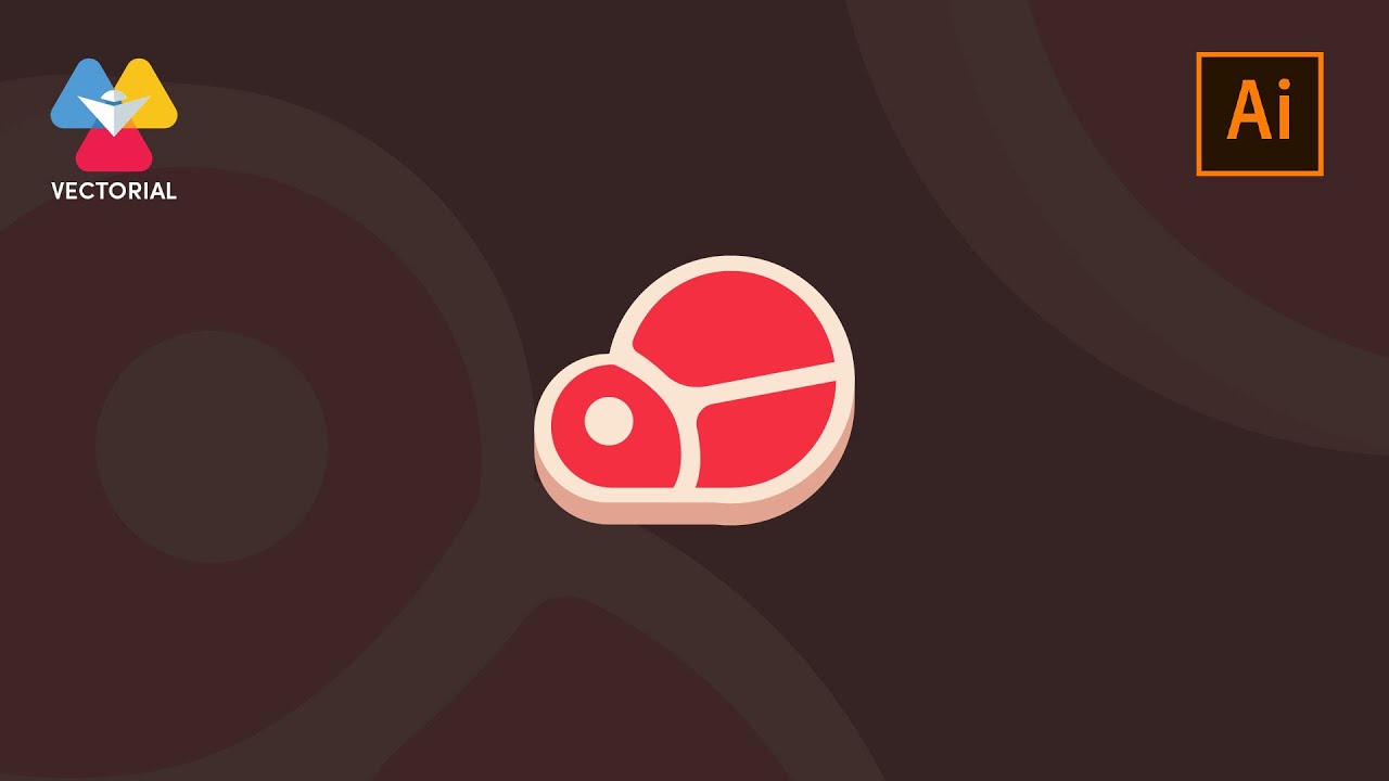 Steak tutorial in Adobe Illustrator 2020