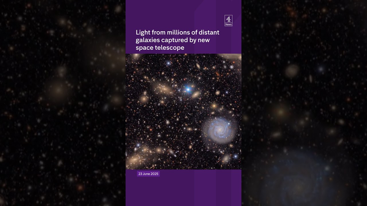 New space telescope captures light from millions of distant galaxies