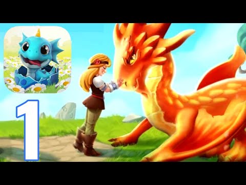 Dragon Mania Legends - Gameplay Walkthrough Part 1 - Tutorial / Battles: 1-3 (iOS, Android)