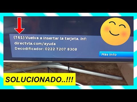 How to Solve Message "Re-insert Card" DIRECTV 2019 | ERROR 761-762 DIRECTV