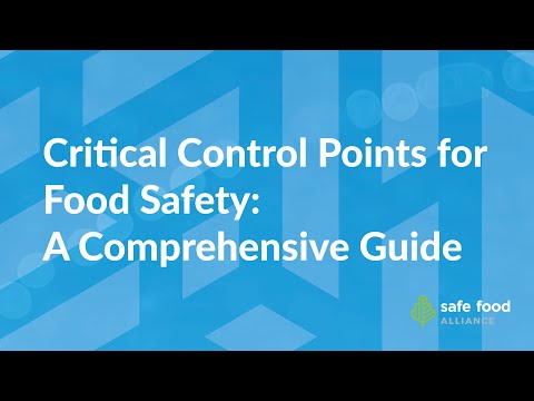 Critical Control Points for Food Safety: A Comprehensive Guide