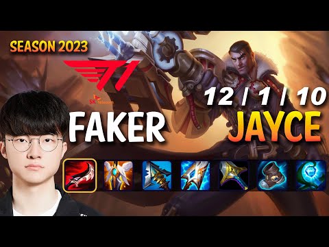 T1 Faker JAYCE vs LISSANDRA Mid - Patch 13.15 KR Ranked