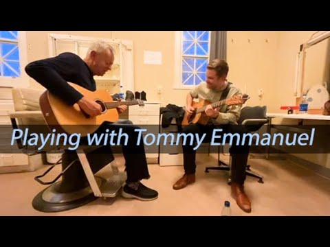 I got a lesson from my biggest guitar hero...