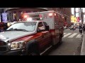 1 NEW FDNY AMBULANCE PARKED & 1 OLDER ...
