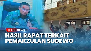 Hasil Sidang Paripurna DPRD Pati, 36 Anggota Meminta Tidak Adanya Pemakzulan Terhadap Sudewo