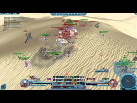 SWTOR SW Patch 1.2 - Rakghoul Outbreak - Last minutes of event PVP at DNA Vendor