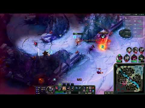 Shaco big burn damage with just Liandry Embrace