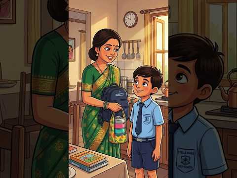 अग्रजस्य विद्यालयगमनम् | Elder brother's going to school. |बड़े भाई का विद्यालय जाना। #moralstories