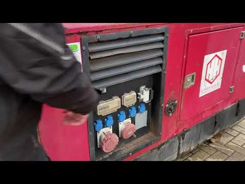 Deutz BF4M 1011 F Stamford 30 kVA Silent generatorset stocknr 3757