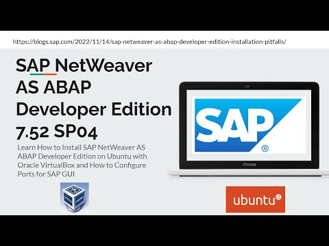 How to Install SAP NetWeaver AS ABAP Developer Edition 7.52 SP04 on Ubuntu
