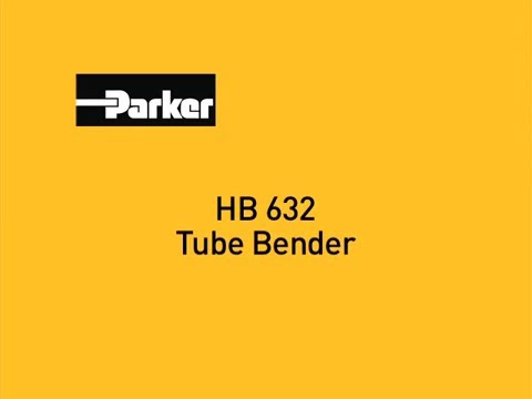 How to Operate a Hydraulic Tube and Pipe Bender | Parker HB632 | Parker Hannifin