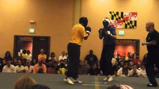 preview picture of video '2014 US International Kuo Shu Championship Tournament Lei Tai Fighting Elimination Round #11'
