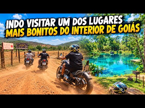 LAGO AZUL - Um dos lugares mais bonitos de Goiás pertinho do Rancho do Bastião!!!😍❤️