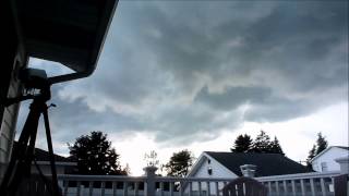 preview picture of video 'Shelf Cloud Timelapse - Amsterdam, NY - 7/5/13'