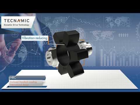 Tecnamic HRC - flexible enclosed jaw coupling
