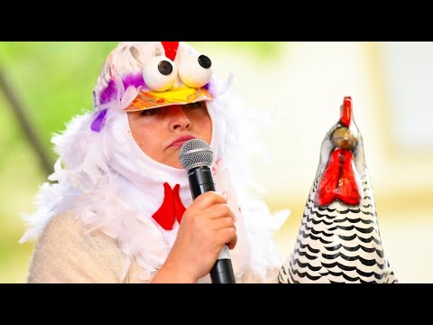 Rooster Crowing Championship: Cackling, crowing, cawing